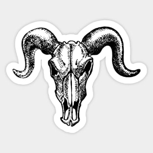 Goat skull Sticker